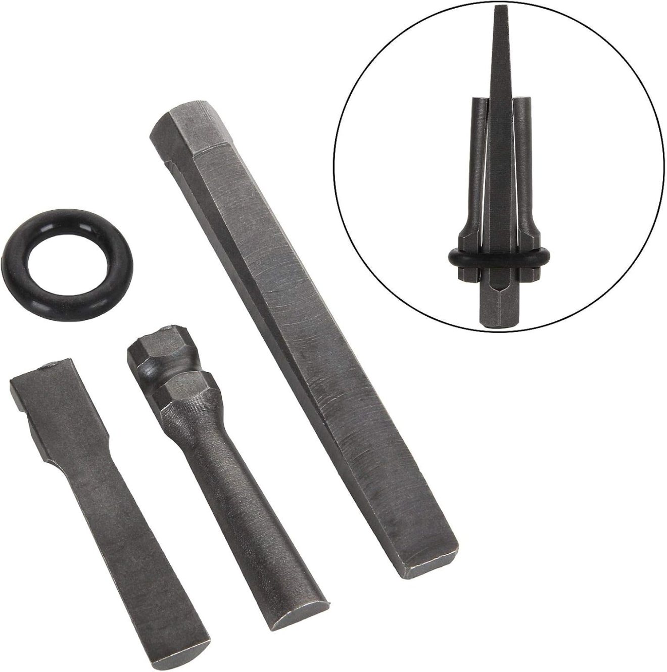 GENHAKON 5/8 Inch Stone Splitter Kit - 5 Pack Wedge & Feather Shims For Concrete & Rock